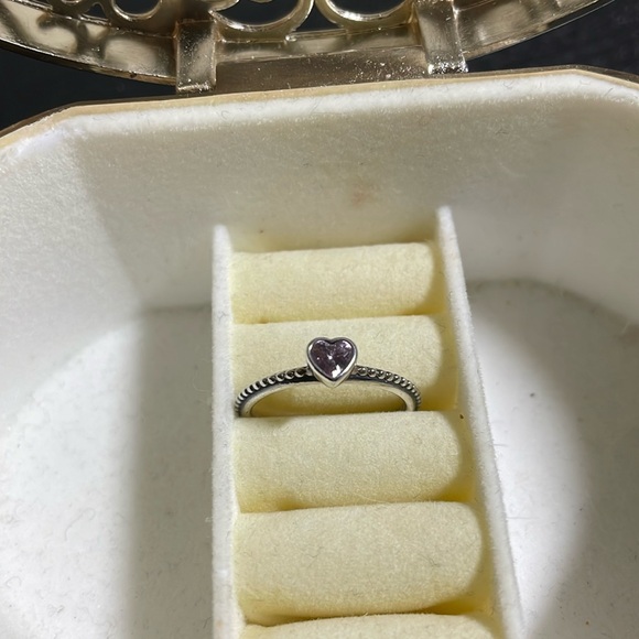 SOLD - Pandora heart ring - Picture 1 of 2